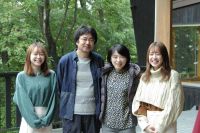 20200923青木様ご家族　藤城清治美術館は如何でしたか？動物王国は残念でした。