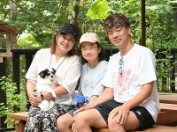 20250826 古賀様ご家族　連泊頂きご満足も頂きました！！！中日はハイランドパークをはじめ、お土産施設を回りつくし？フルに那須高原を満喫！！！ちょっと疲れた様子で小啄木へお戻りでした！！！○○ちゃんは苦手な食材をパパの顔色を見ながら頑張って食べていました。可愛かったです！！！偉いです！！！『また来てくれる』の問いに『うん』と大きな声で返してくれました v(; ;)v