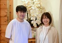 20260921 大内様ご夫妻 愛煙家のご主人とデッキで一服！お仕事の話をお聞きしお疲れ感が有りましたが、お風呂・食事・お酒とご満足を頂きました。小啄木が少しでもやすらぎに貢献出来て嬉しく思います。次回も心と体が疲れたらいつでもお帰り下さいね。心よりお帰りをお待ちしております！！！